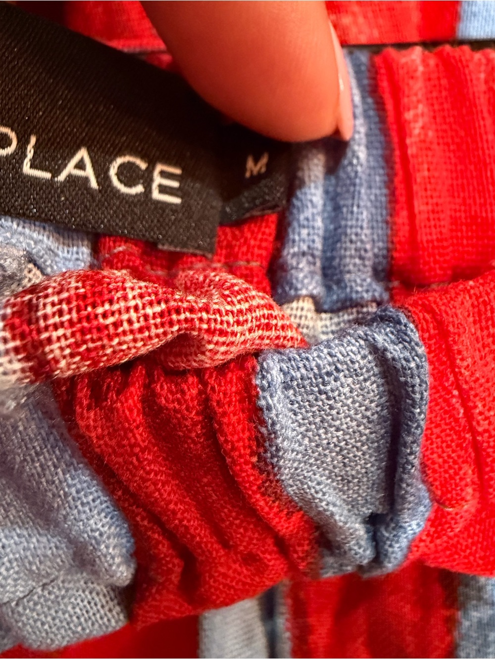 Pomander Place Red & Blue Striped Tie-Waist Maxi Skirt - Picture 5 of 6
